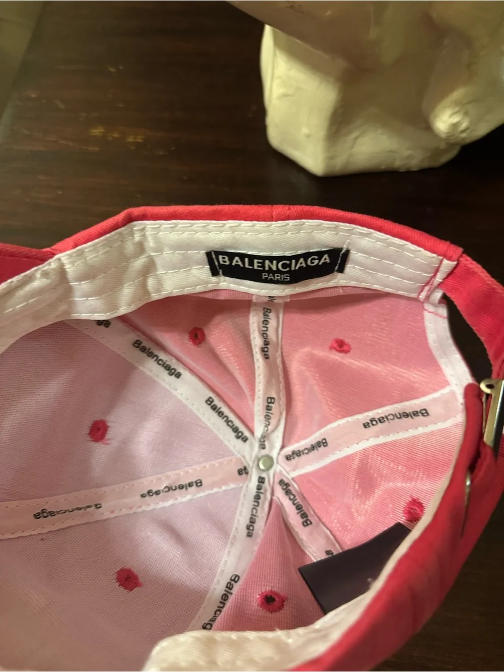 Balenciaga hot Pink Baseball Cap